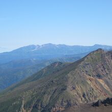 大雪山の主峰旭岳方面を望む