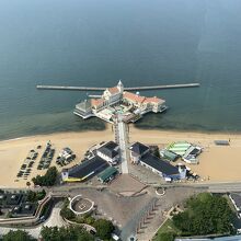 福岡タワーからみおろしたシーサイドももち海浜公園