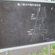 霞の関南木戸柵想定図