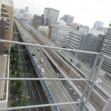 電車がばっちり見える、新大阪が見える部屋