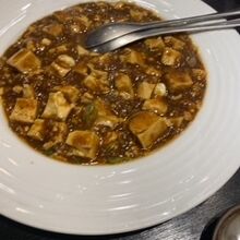 ピリ辛の麻婆豆腐