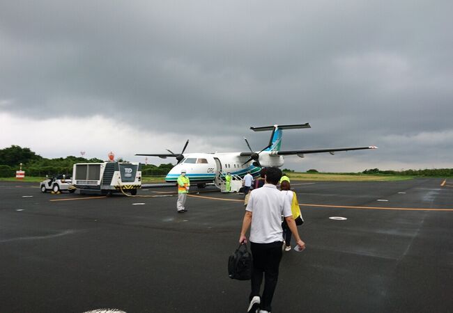 離島の空港感がたまらない