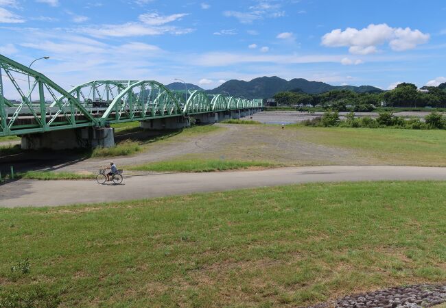 この川を渡ると静岡市を越えたと感じる川