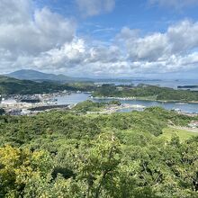 展望台から左側の風景
