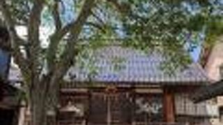 お寺エリアの神社