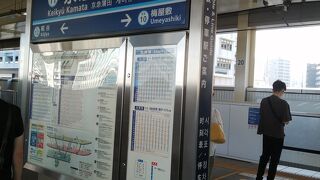 三階建の駅が複雑なので、初心者は注意。