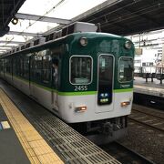 「京街道」を走る京阪本線