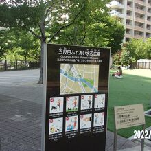 左側は目黒川です。