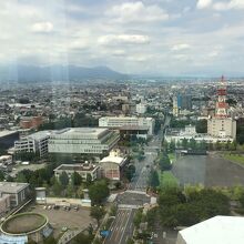 展望フロアより。