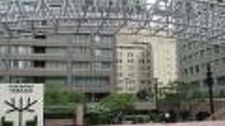 典型的な都会のビジネス街です