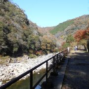 廃線跡のハイキングコース