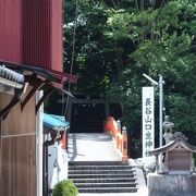 長谷寺の近くにある神社