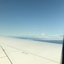 羽田空港への機内から撮影