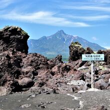 晴れていれば利尻富士のビューポイントです。