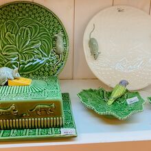 3枚Bordallo Pinheiro ボルダロ ピニェイロ ポルトガル製皿食器 BORDALLO PINHEIRO(ボルダロ・ピニェイロ) ダリアプレート28