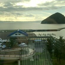 温泉からの景色