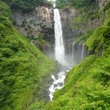 真正面に華厳ノ滝