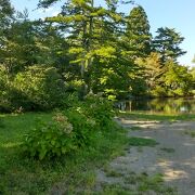 城址は公園と神社になっている