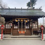 伊香保温泉の石段上にある神社