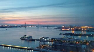 夜景の人気は高いですが、朝の景色も素敵です。