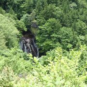 横谷渓谷で落差が最も大きい滝
