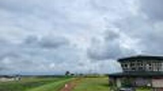 網走湖が見えます