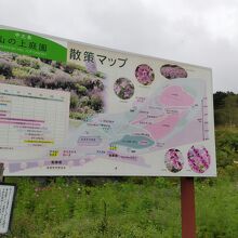 入口の園内の見取り図