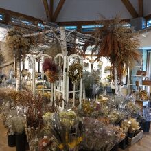 レストハウス内のショップ