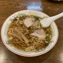 シンプルなラーメン