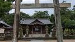 松江城二の丸にある神社