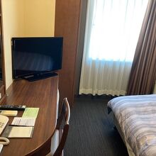 部屋はコンパクトですが、必要なものは大概そろっています