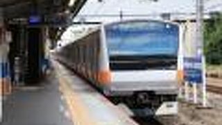 東京からは高尾までが電車区間