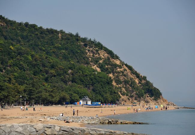 県内最大の海水浴場