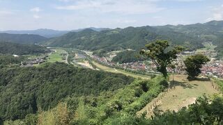 月山富田城跡（島根県安来）：見応えある城跡