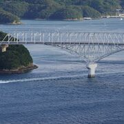 美しい風景の中の橋