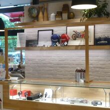 ホンダのウェルカムプラザの展示コーナーです。記念グッズの展示