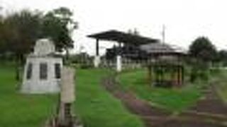 蒸気機関車Ｃ５６展示してます。