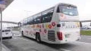 空港バスは便利。