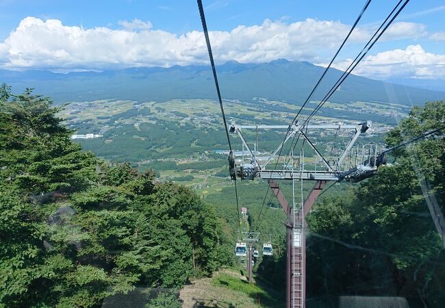 滑りごたえのあるスキー場 でも今回はグリーンシーズンに行きました