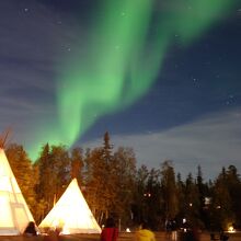 口コミとは関係ないですが、きれいなオーロラが見れました。