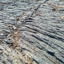 台地にできた模様