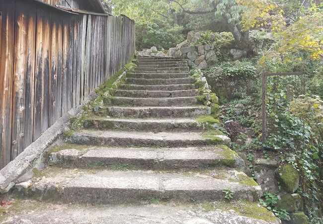 厳島神社から多宝塔を抜けて大聖院へ