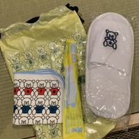 子供向けの可愛いアメニティをもらいました。