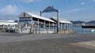 唐戸港にある桟橋