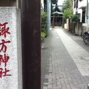 青森横丁駅北東の神社