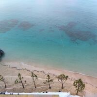 目の前のビーチ