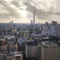 部屋からの朝景色