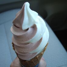 小豆ソフトクリームのミックス