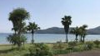 綺麗に整備されたビーチ