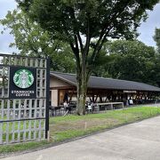 上野動物園と国立西洋美術館の間にあって、休憩にぴったり